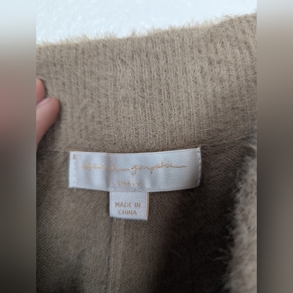 NWOT Spiritual Gangster fuzzy eyelash wide leg pants - Picture 2 of 3